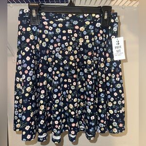 Knitworks Navy Floral Skirt
